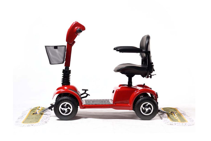 辦公樓商場四輪電動(dòng)塵推車101